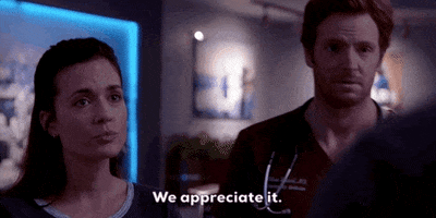 Appreciate Chicago Med GIF by Wolf Entertainment