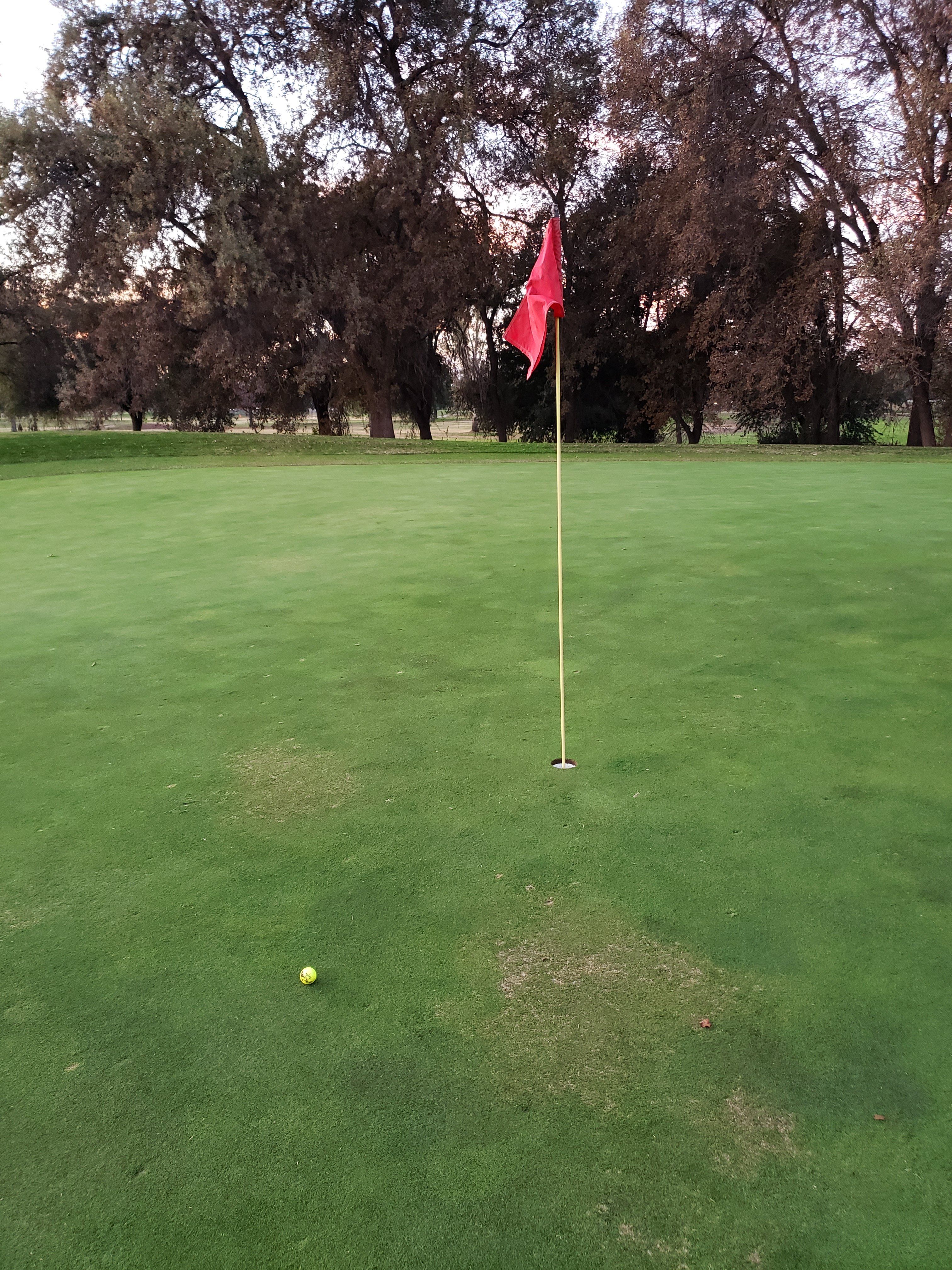 On in two... And made the birdie putt