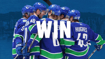 Canucks Home Win GIF by Vancouver Canucks