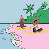 Beach Relaxing GIF by Bombay Softwares