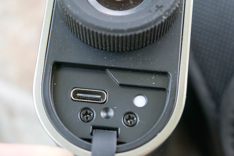 charging port FineCaddie UPL100 Rangefinder 
