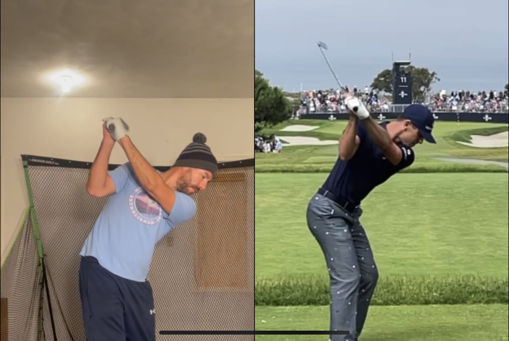 Online Golf Instruction during the winter months to change the swing