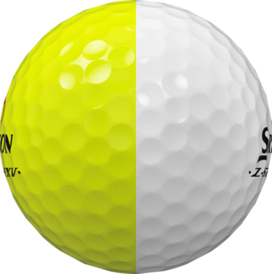 The two color split golf ball