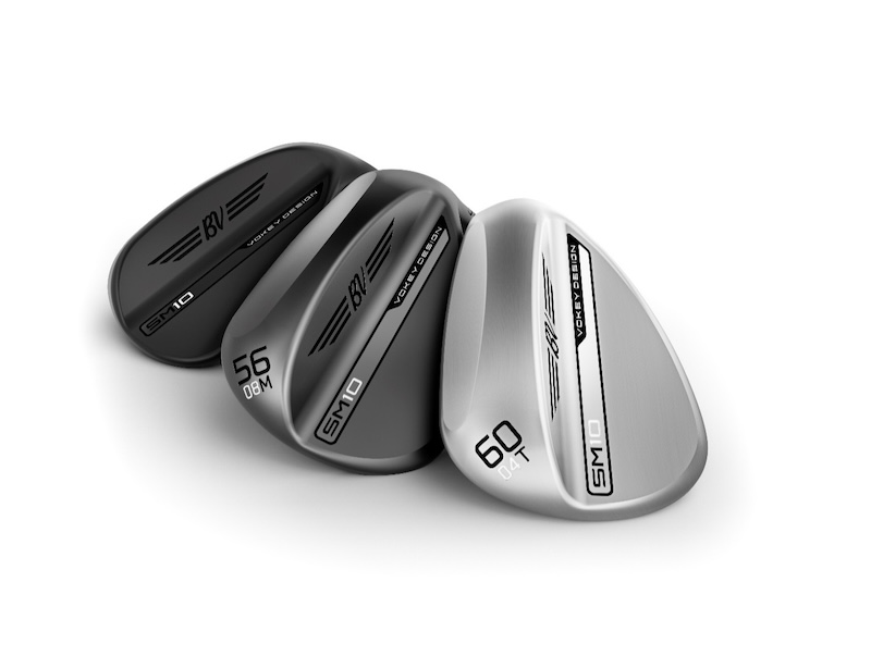 A look at the three heads of the Vokey SM10 wedges